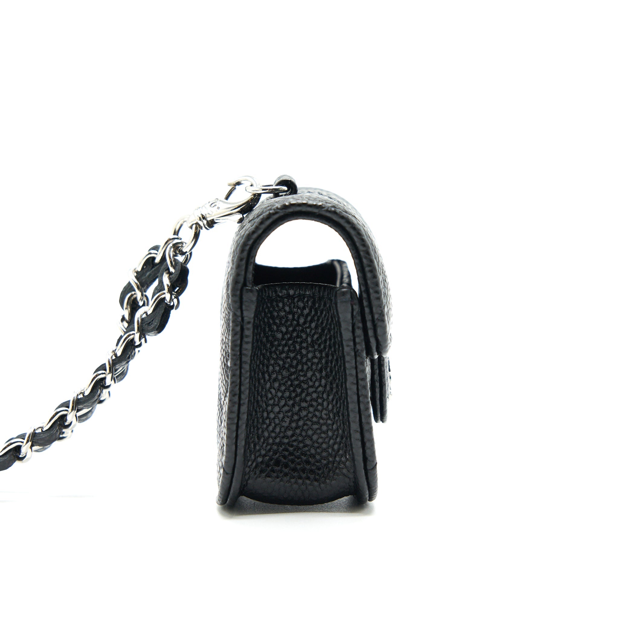 CHANEL AIRPODS CASE CAVIAR BLACK SHW