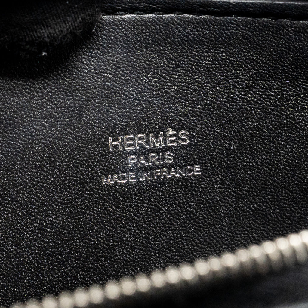 HERMES MINI BOLIDE CHEVRE MYSORE BLACK SHW