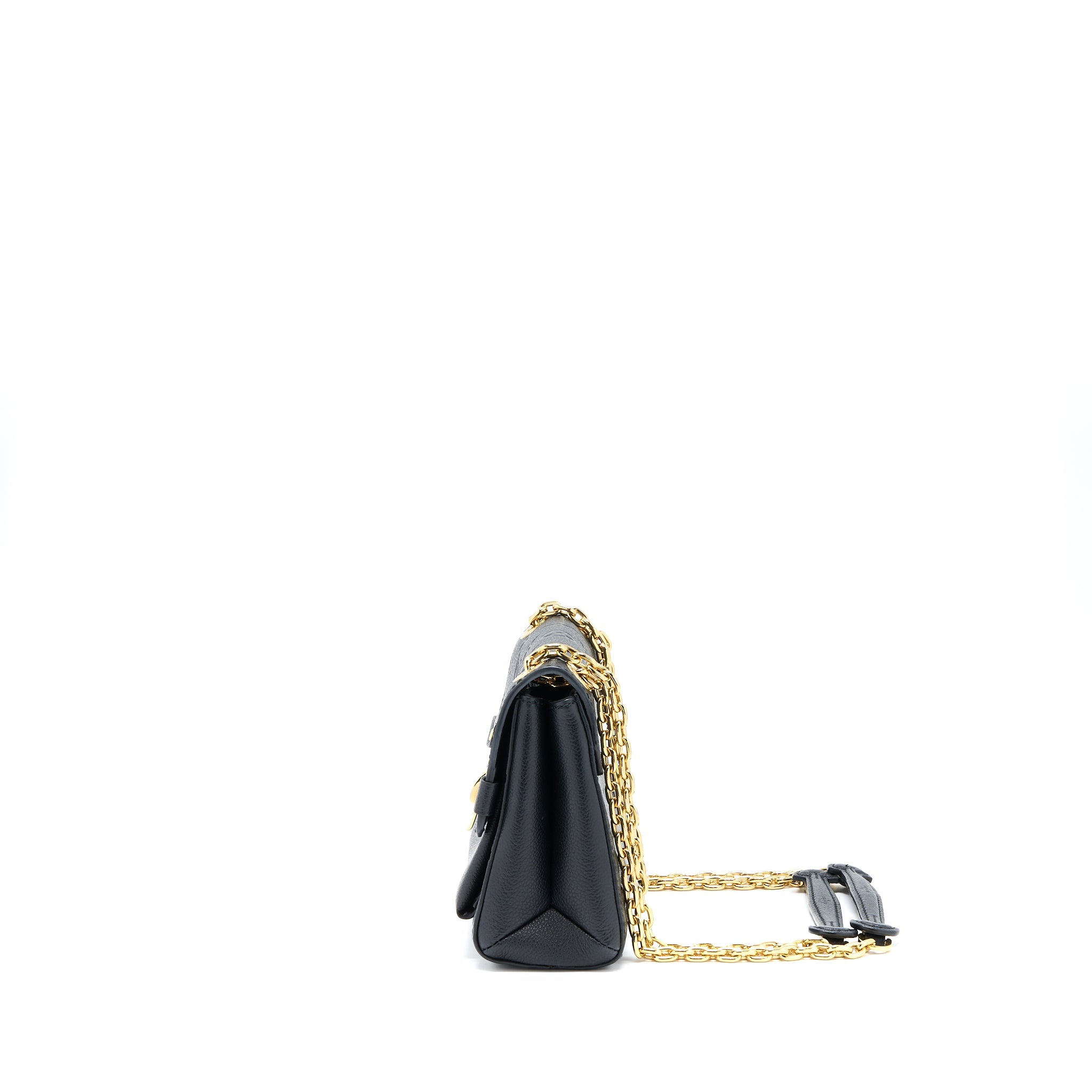 LOUIS VUITTON VAVIN BB MONOGRAM EMPREINTE BLACK GHW