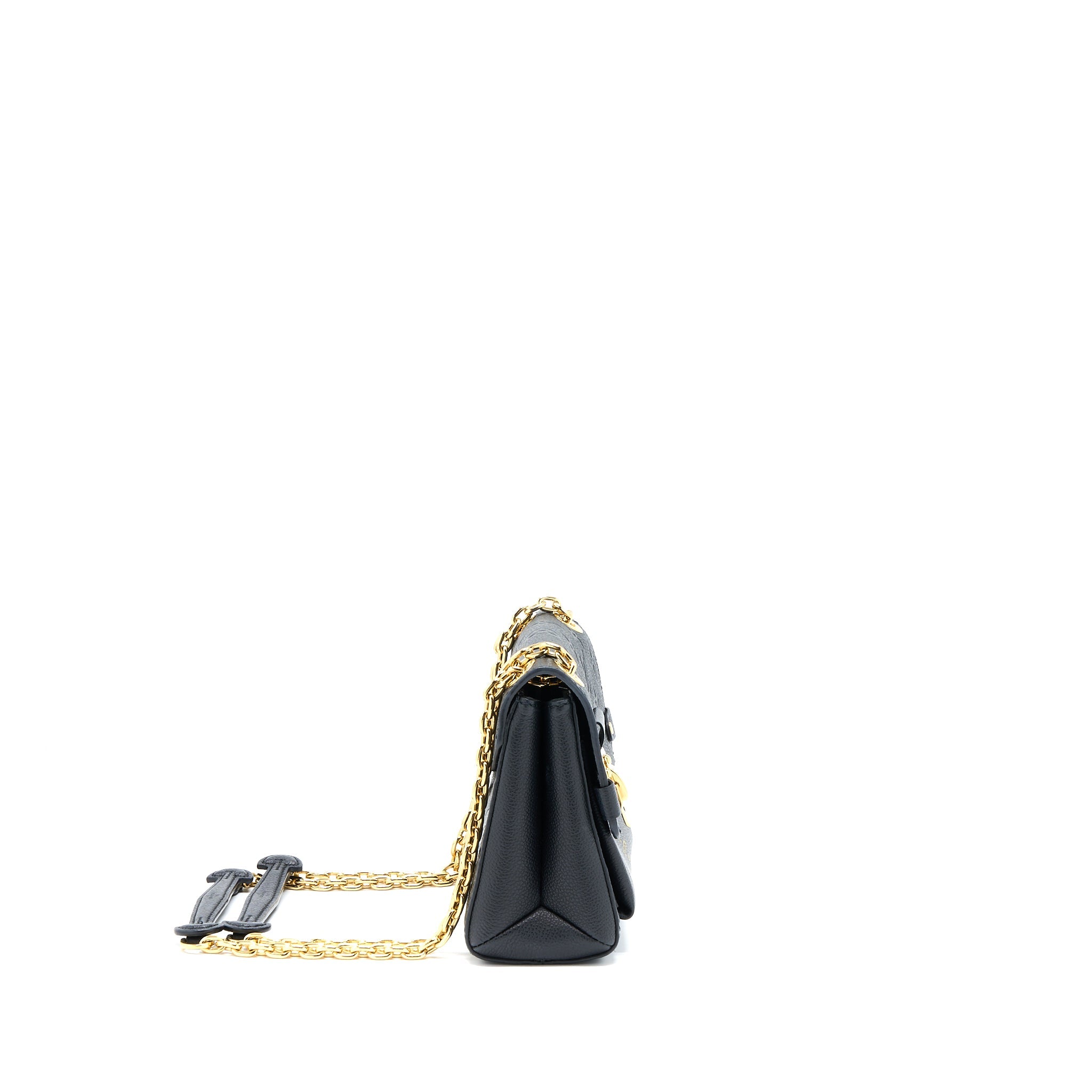 LOUIS VUITTON VAVIN BB MONOGRAM EMPREINTE BLACK GHW