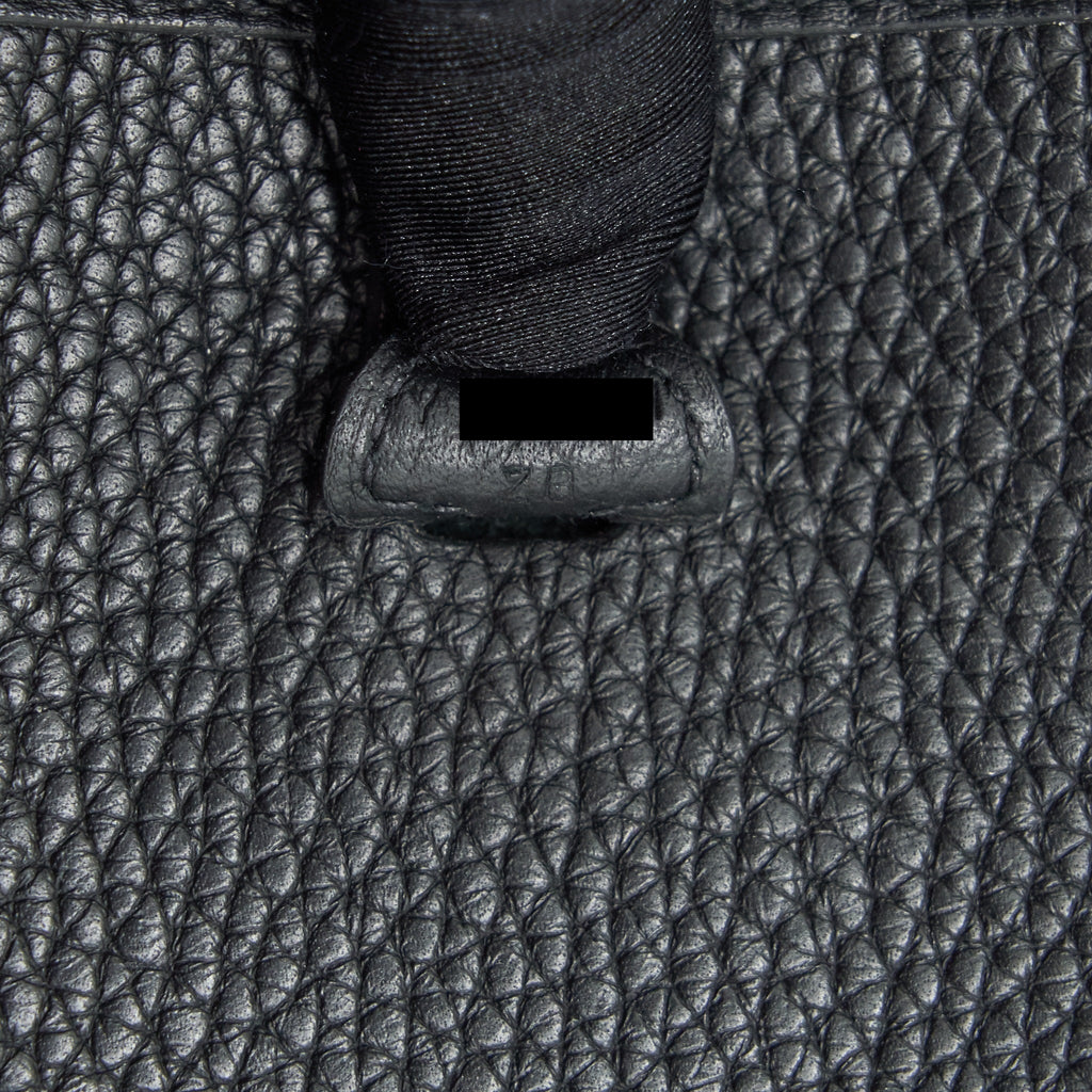 HERMES MINI EVELYNE BLACK GHW