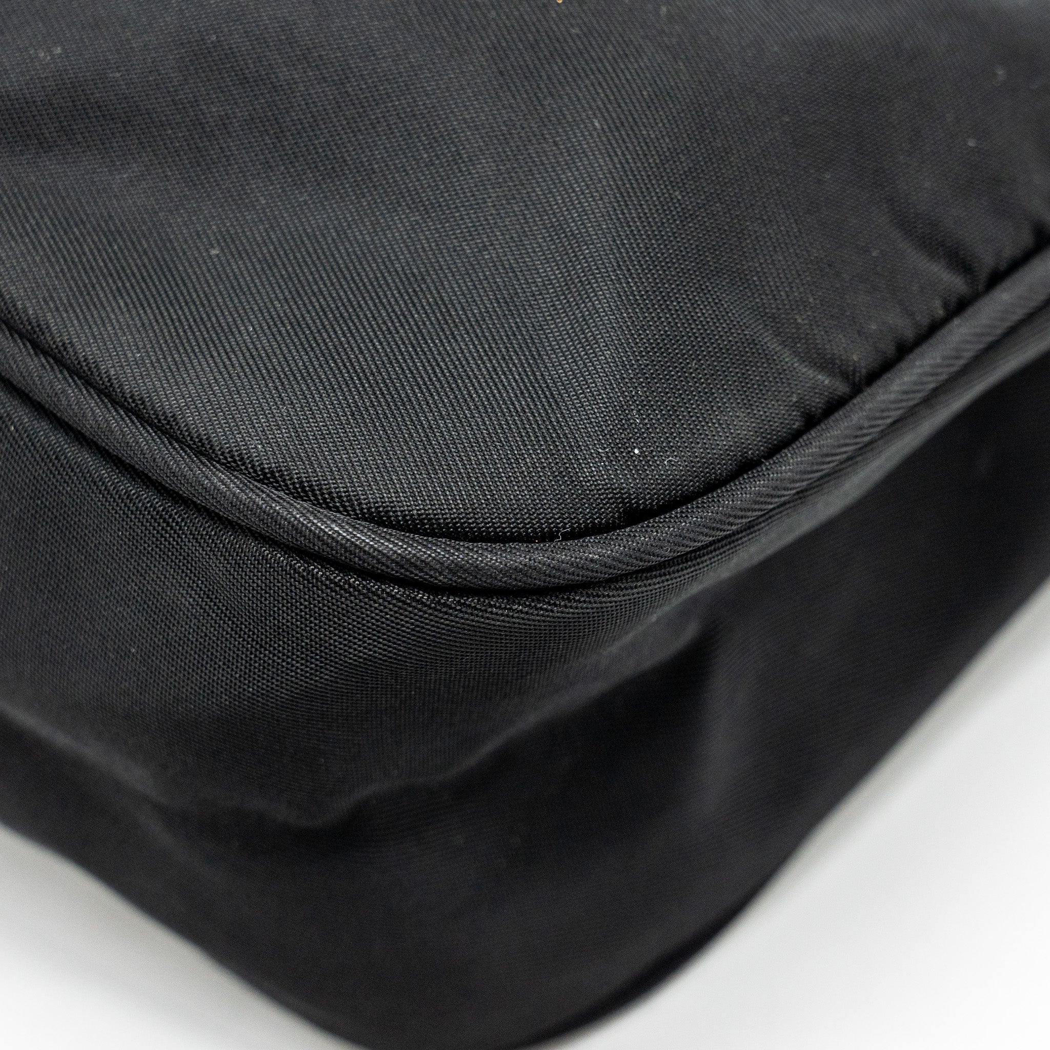 PRADA VINTAGE TESSUTO POCHETTE NYLON BLACK SHW