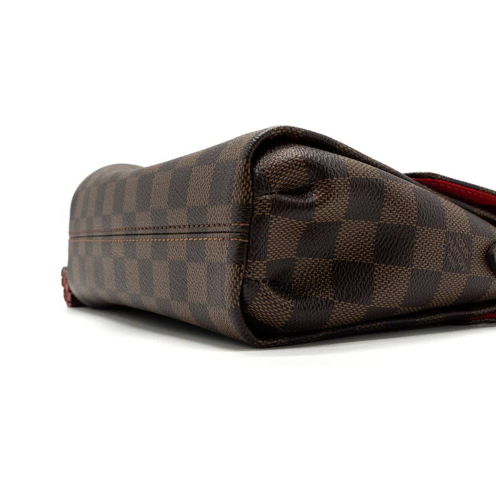 LOUIS VUITTON CROISETTE DAMIER EBENE CANVAS GHW
