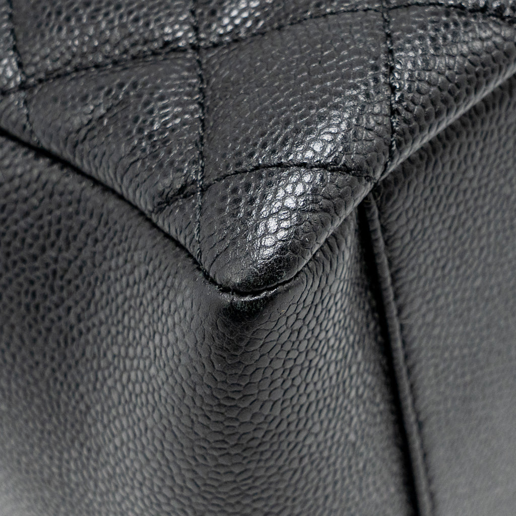 CHANEL GRAND SHOPPING TOTE / GST CAVIAR BLACK GHW