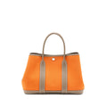 HERMES GARDEN PARTY 30 CANVAS/NEGONDA ORANGE/ETOUPE SHW