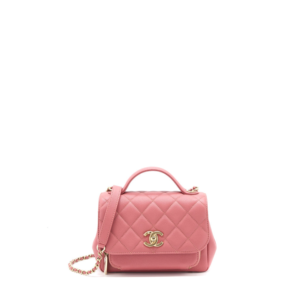 CHANEL SMALL BUSINESS AFFINITY CAVIAR PINK LGHW