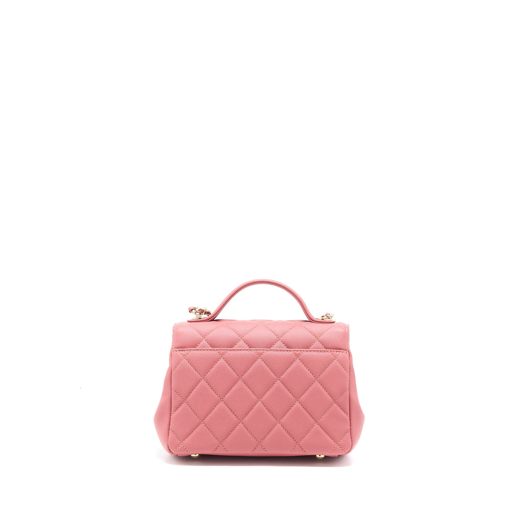 CHANEL SMALL BUSINESS AFFINITY CAVIAR PINK LGHW