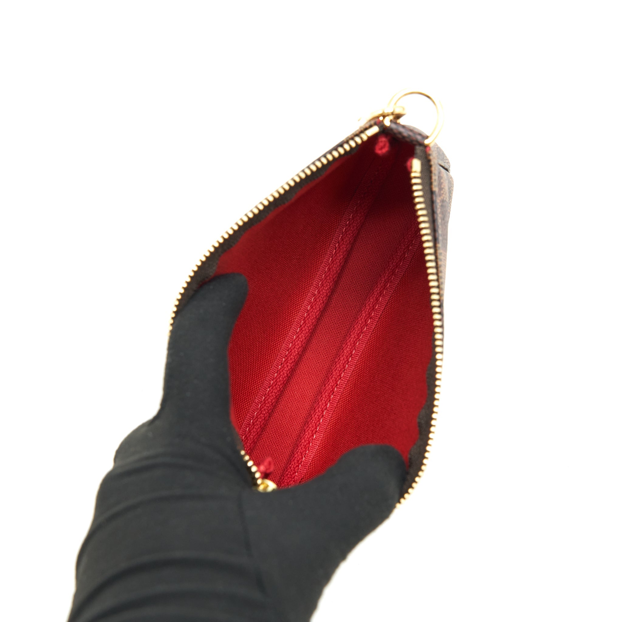 LOUIS VUITTON MINI POCHETTE ACCESSORIES DAMIER EBENE
