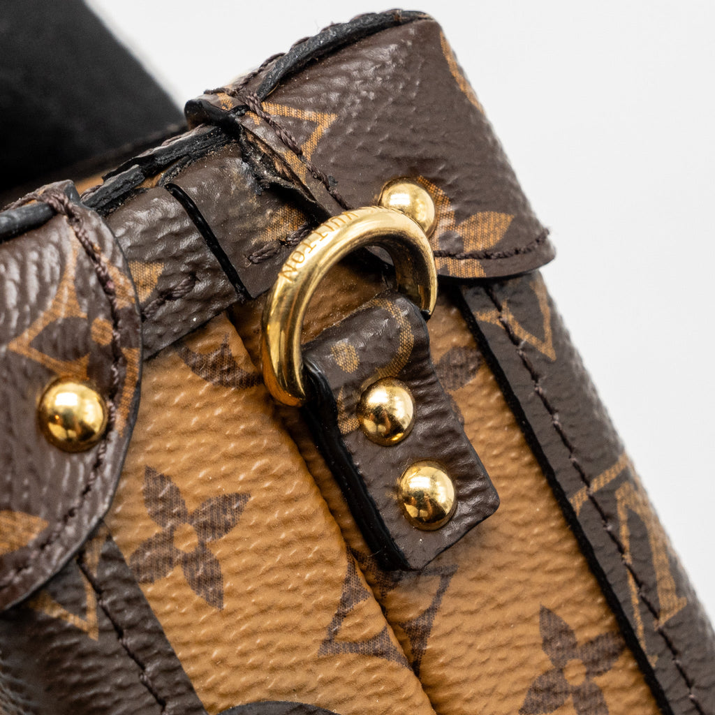 LOUIS VUITTON PETITE MALLE MONOGRAM REVERSE CANVAS GHW