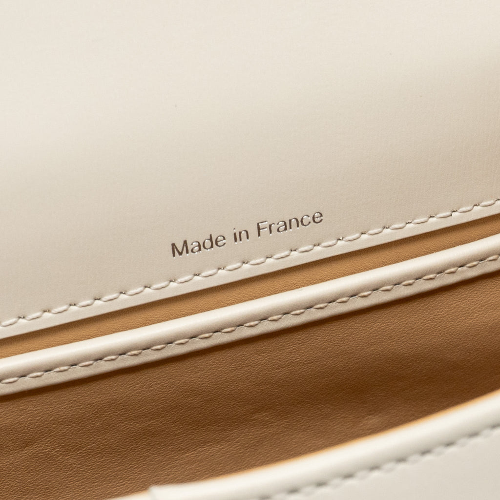 DELVAUX MINI BRILLIANT BOX CALFSKIN IVORY SHW