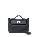 HERMES 24/24 2424 - 29 BAG TOGO/SWIFT BLACK SHW