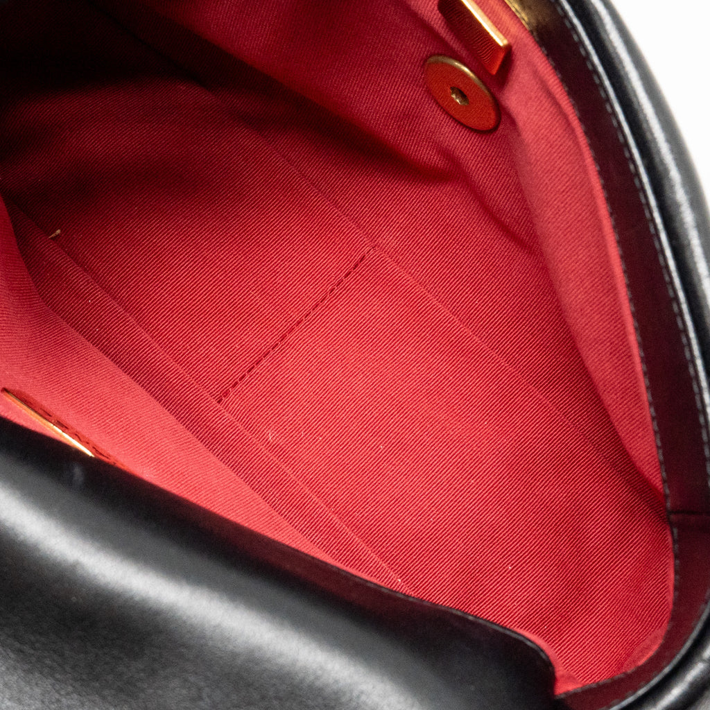 CHANEL SMALL 19 BAG LAMBSKIN BLACK MULTICOLOR HARDWARE (MICROCHIP)