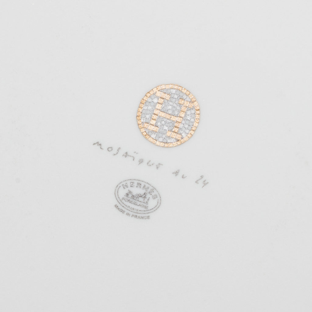 HERMES MOSAIQUE AU 24 GOLD TART PLATTER