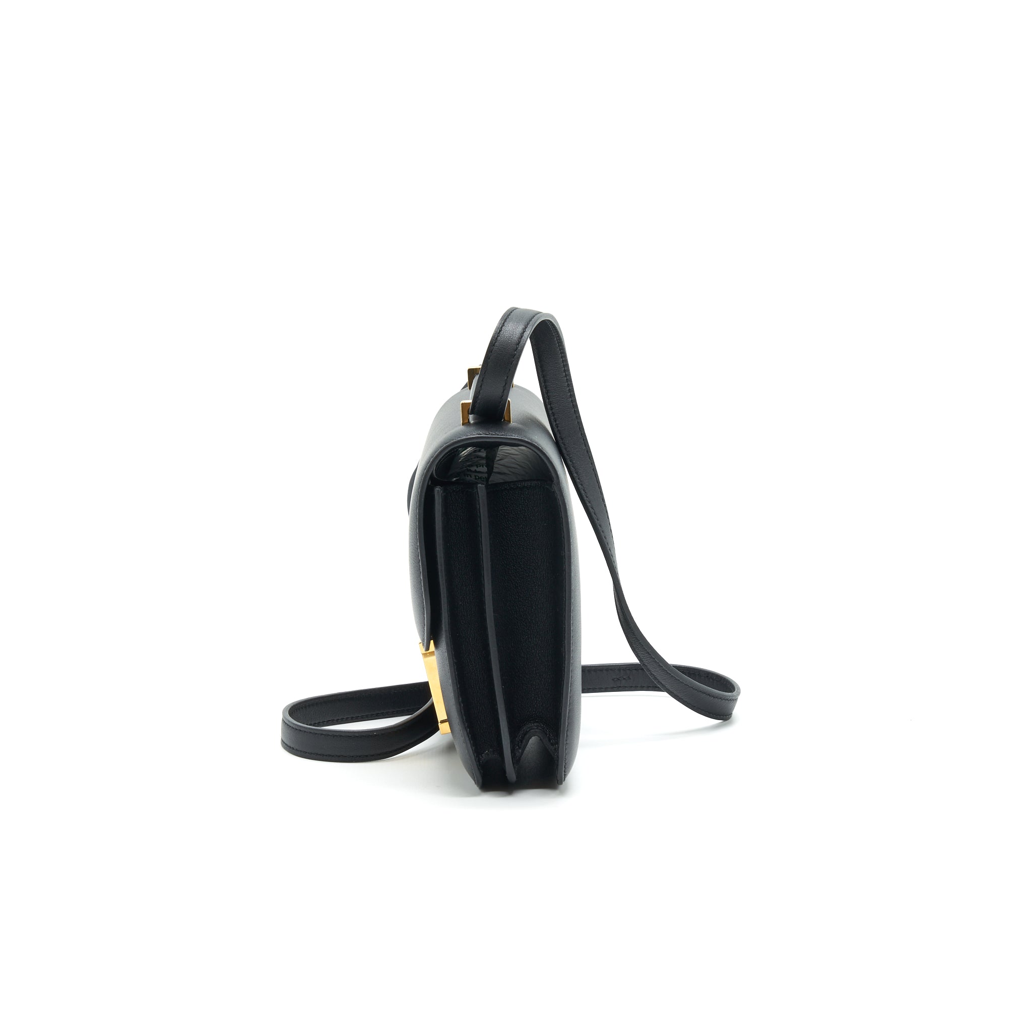 HERMES MINI CONSTANCE SWIFT LEATHER BLACK GHW