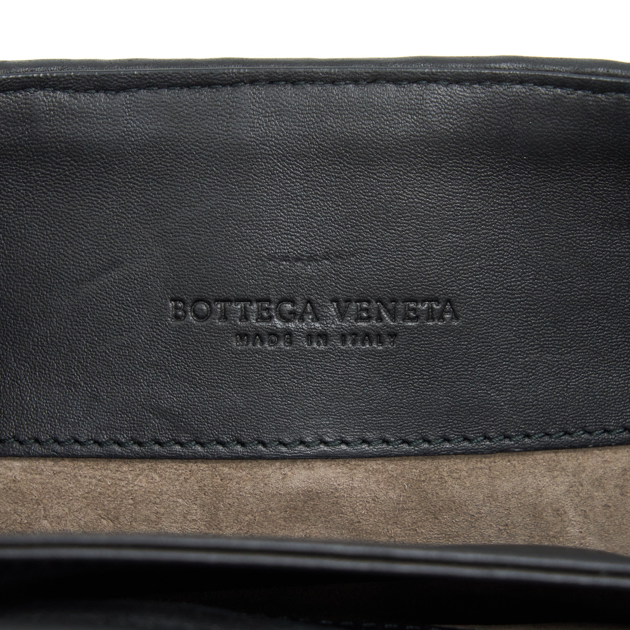 BOTTEGA VENETA OLYMPIA BAG BLACK WITH BLACK HARDWARE