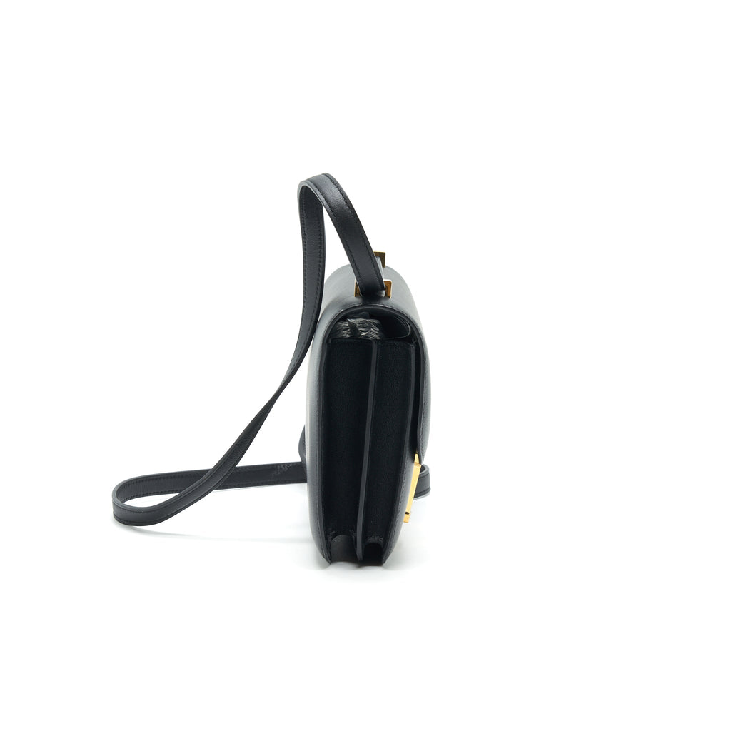HERMES MINI CONSTANCE SWIFT LEATHER BLACK GHW