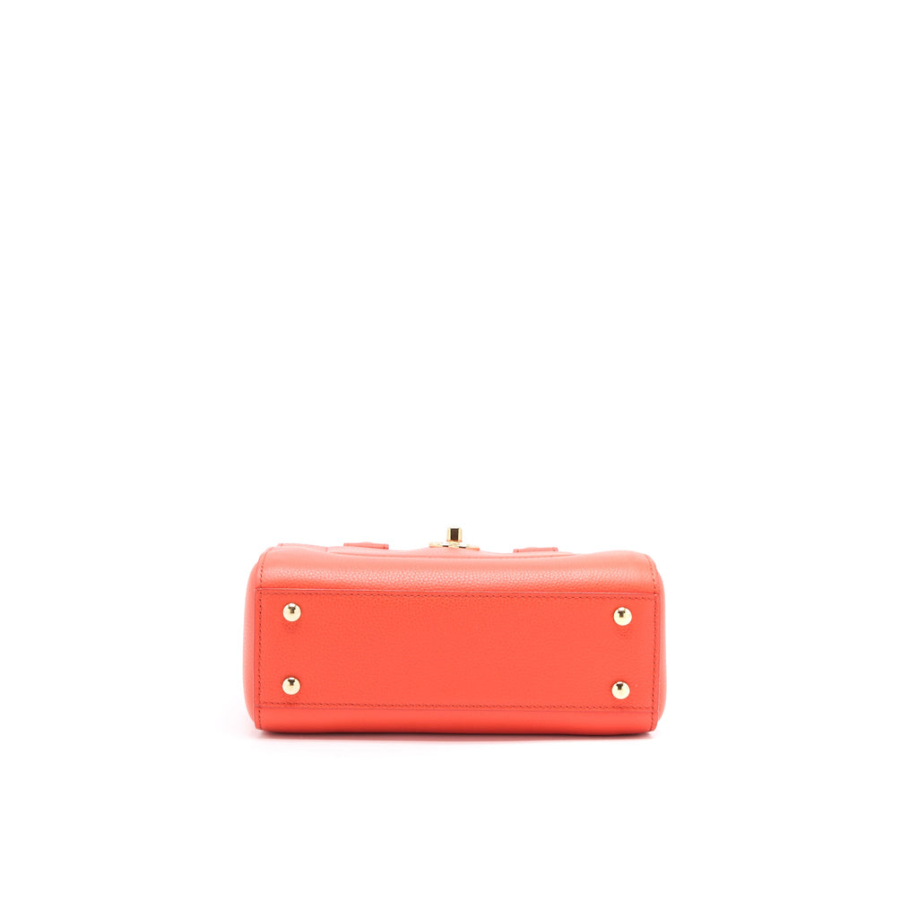 CHANEL NEO EXECUTIVE MINI TOTE CALFSKIN RED GHW
