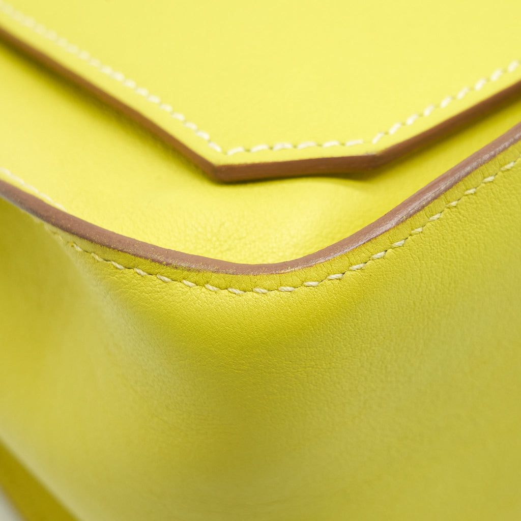 HERMES JYPSIERE 28 EVERCOLOR LIME SHW