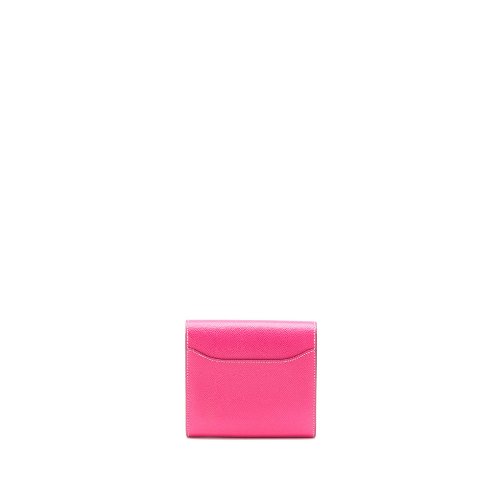 HERMES CONSTANCE WALLET EPSOM PINK SHW