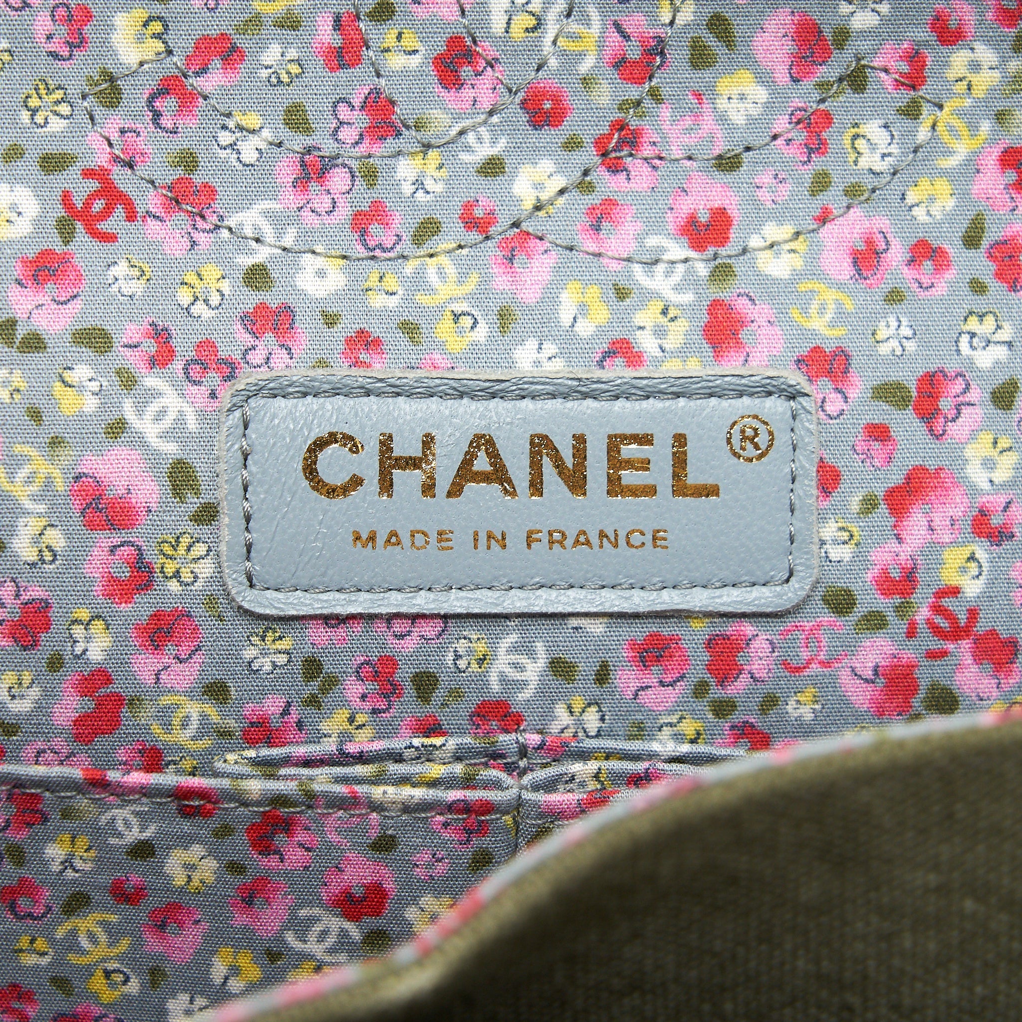 CHANEL CUBA CHARMS CLASSIC DOUBLE FLAP BAG CANVAS GREEN GHW