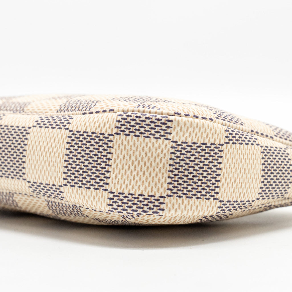 LOUIS VUITTON MINI POCHETTE ACCESSORIES DAMIER AZUR CANVAS GHW