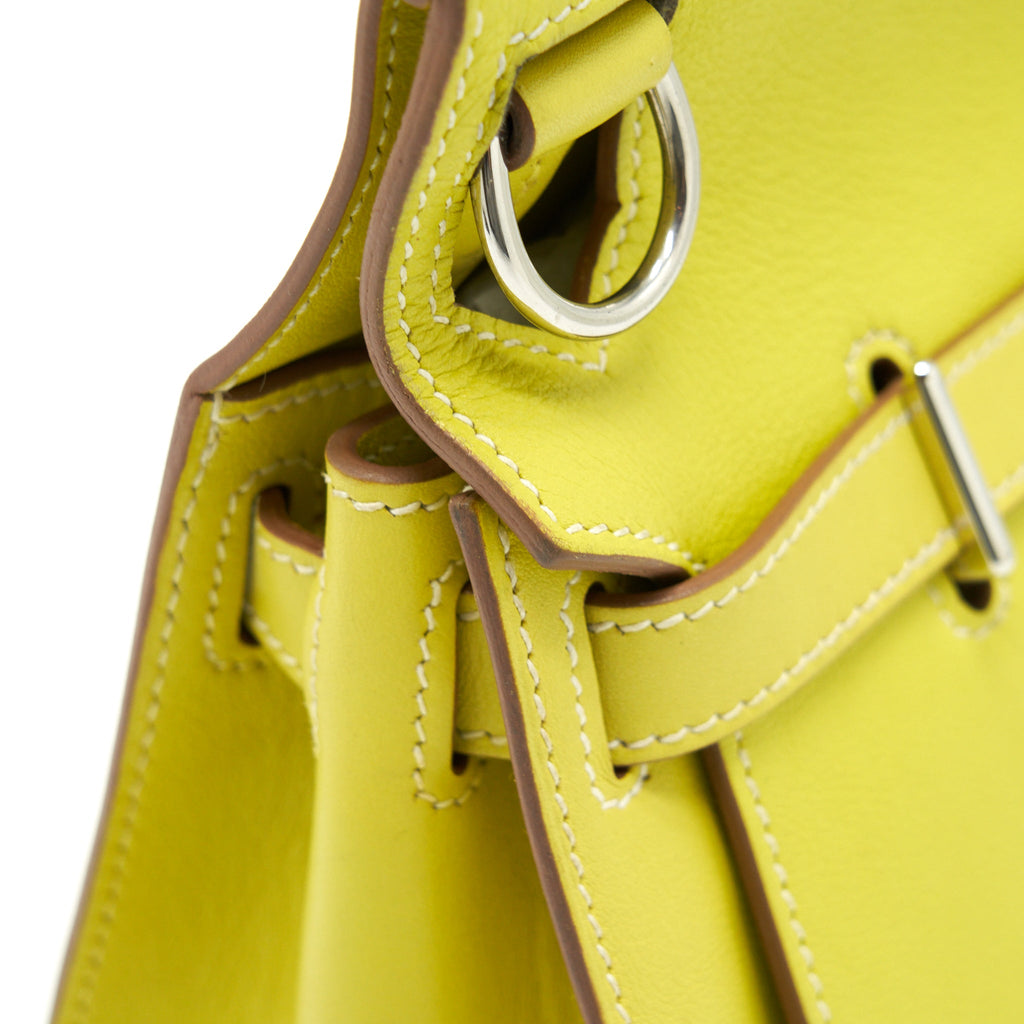 HERMES JYPSIERE 28 EVERCOLOR LIME SHW
