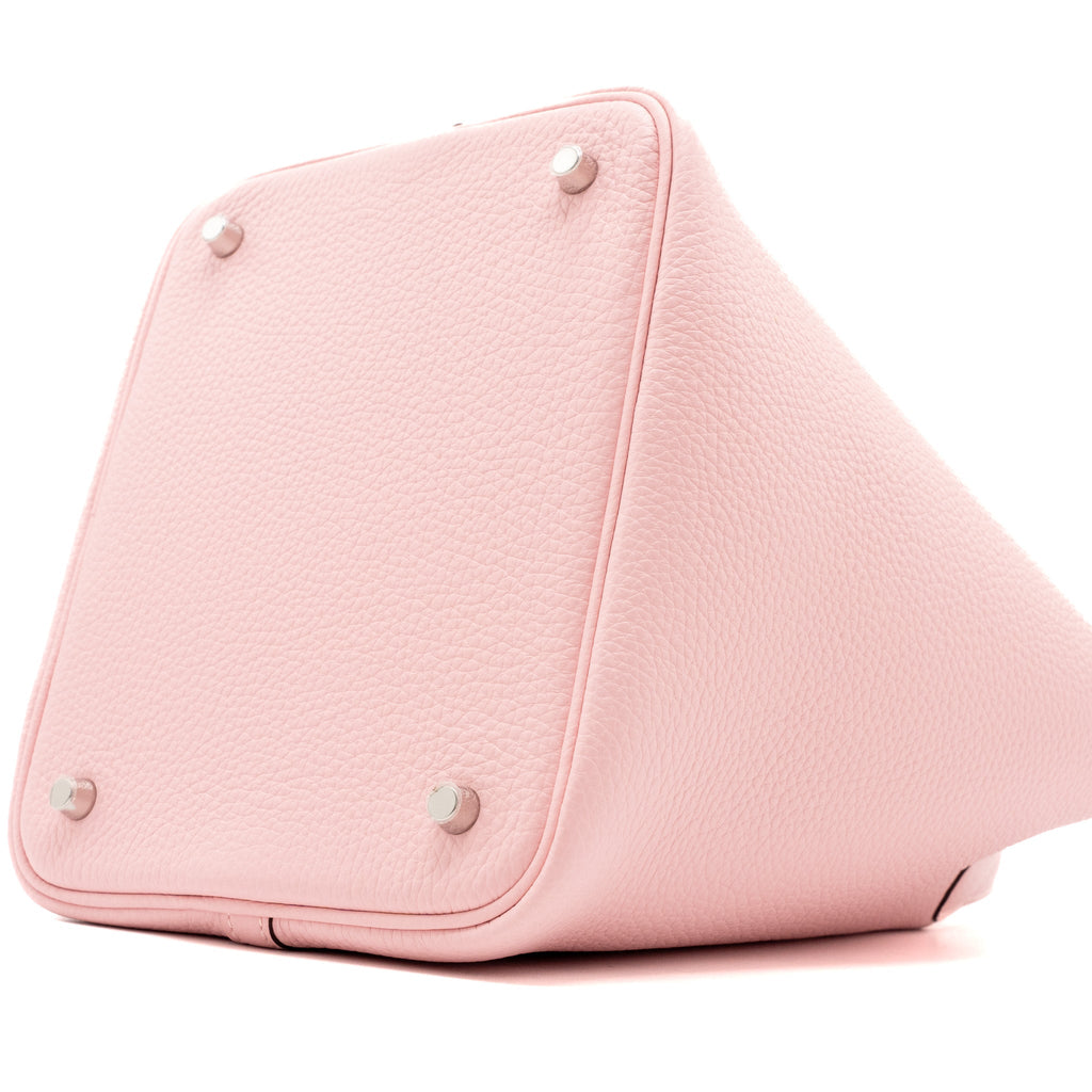 HERMES PICOTIN 22 LOCK BAG CLEMENCE ROSE SAKURA SHW
