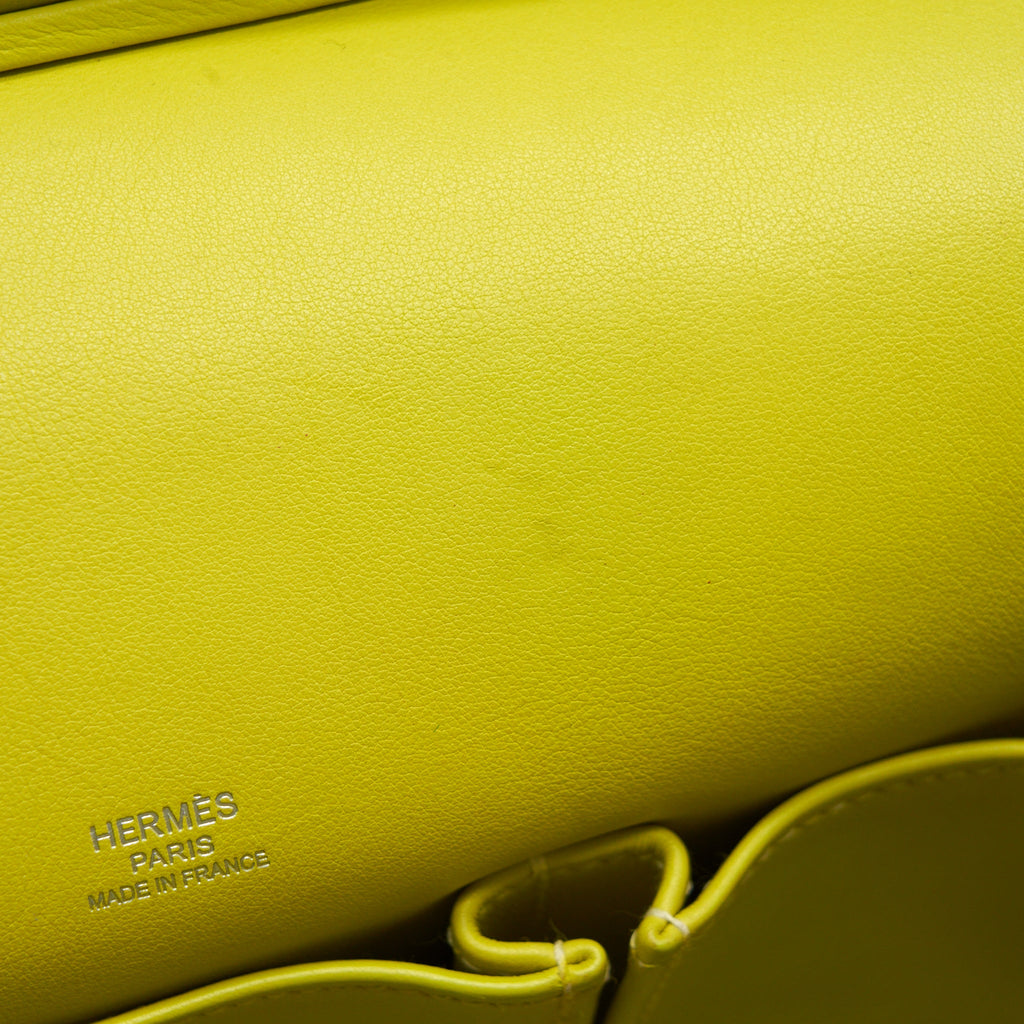 HERMES JYPSIERE 28 EVERCOLOR LIME SHW