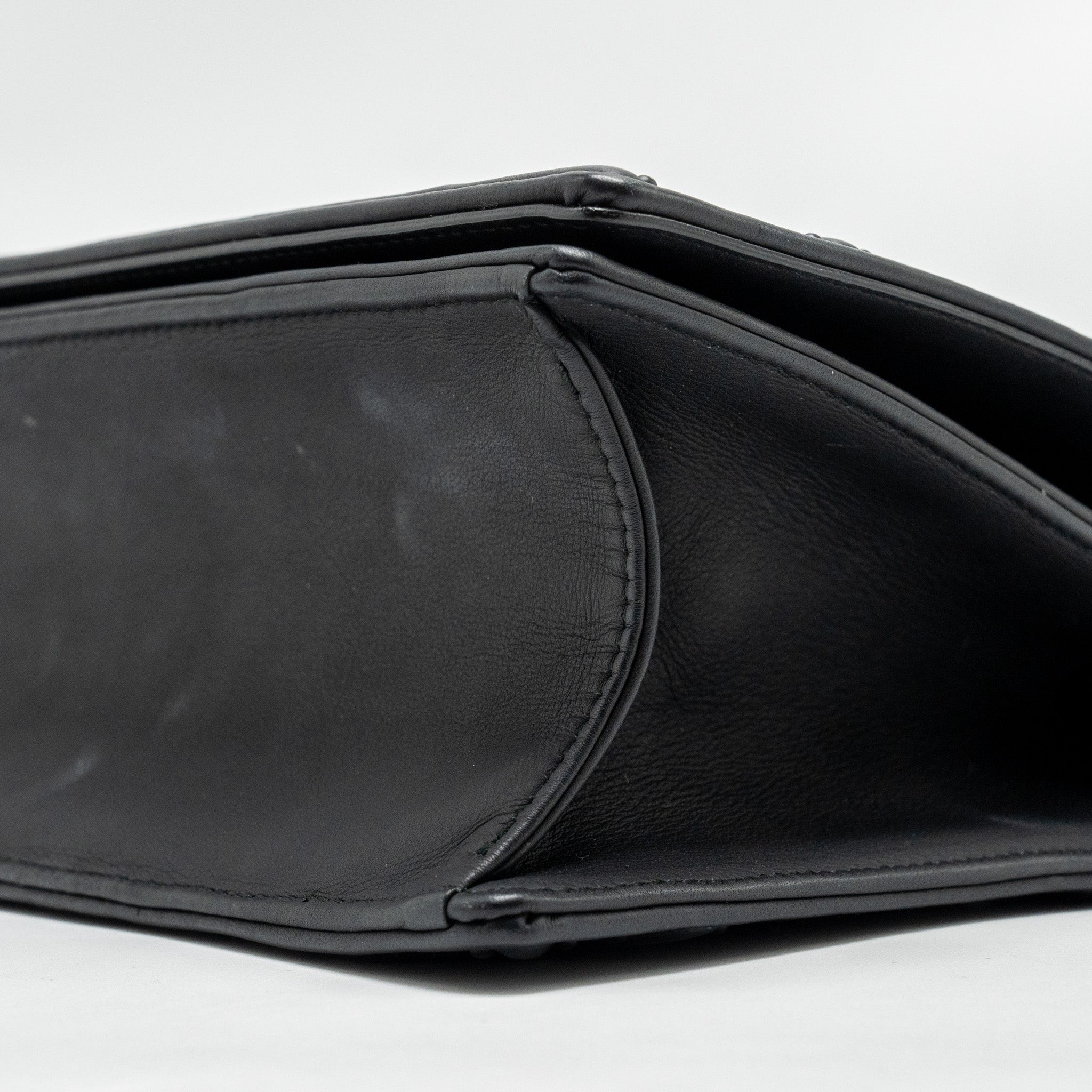 DIOR MEDIUM STUDDED DIORAMA CALFSKIN SO BLACK