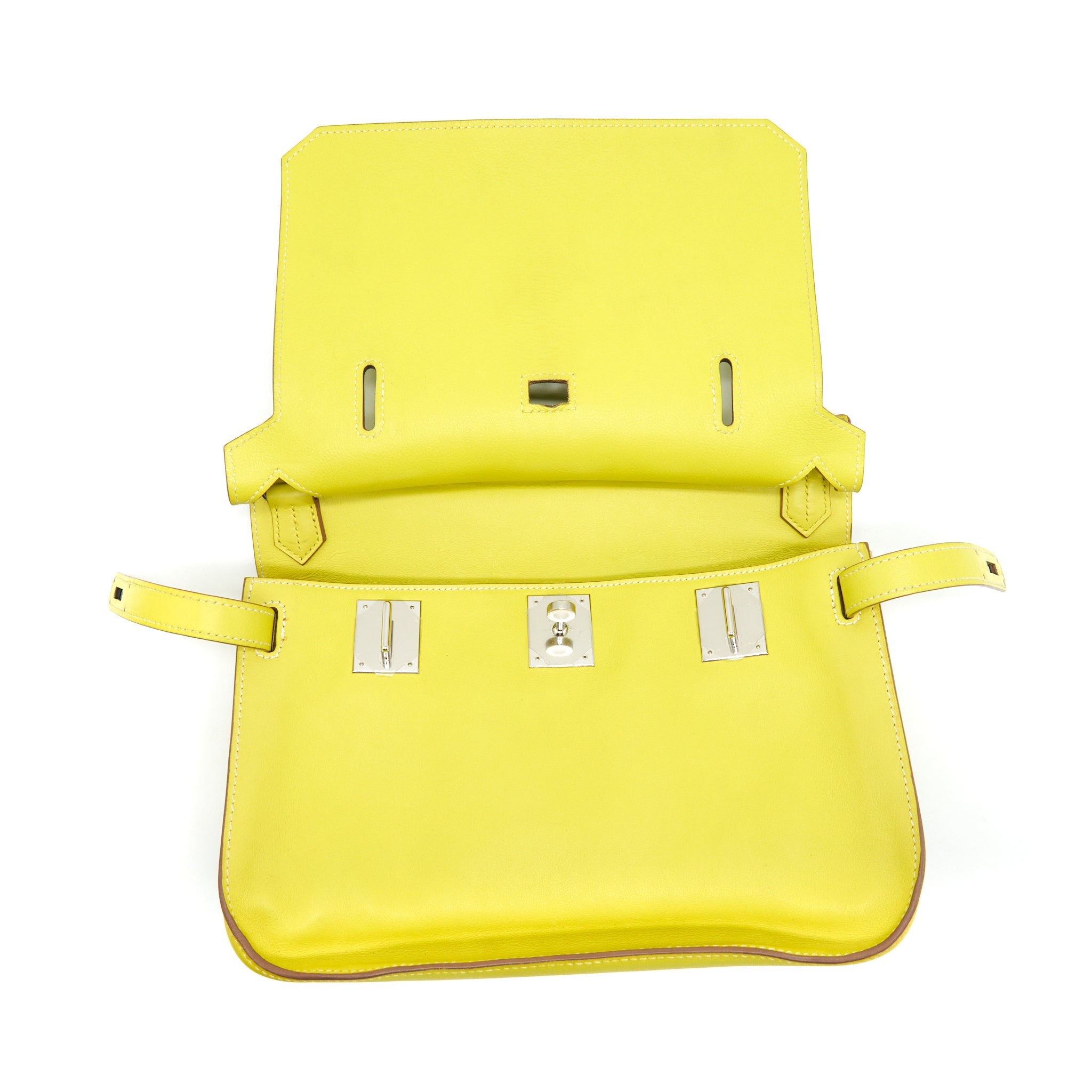 HERMES JYPSIERE 28 EVERCOLOR LIME SHW