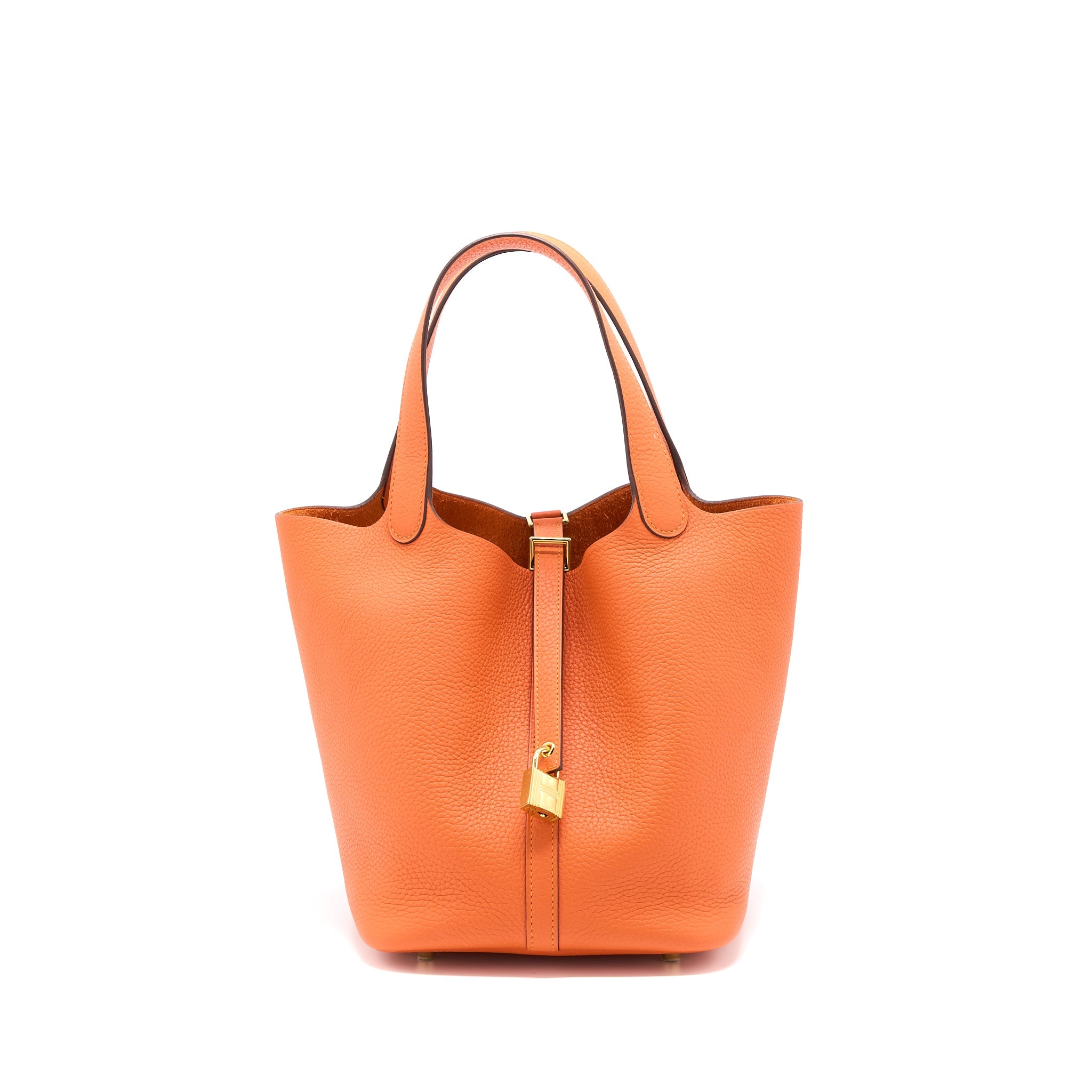 HERMES PICOTIN 22 LOCK BAG CLEMENCE 9J FEU GHW