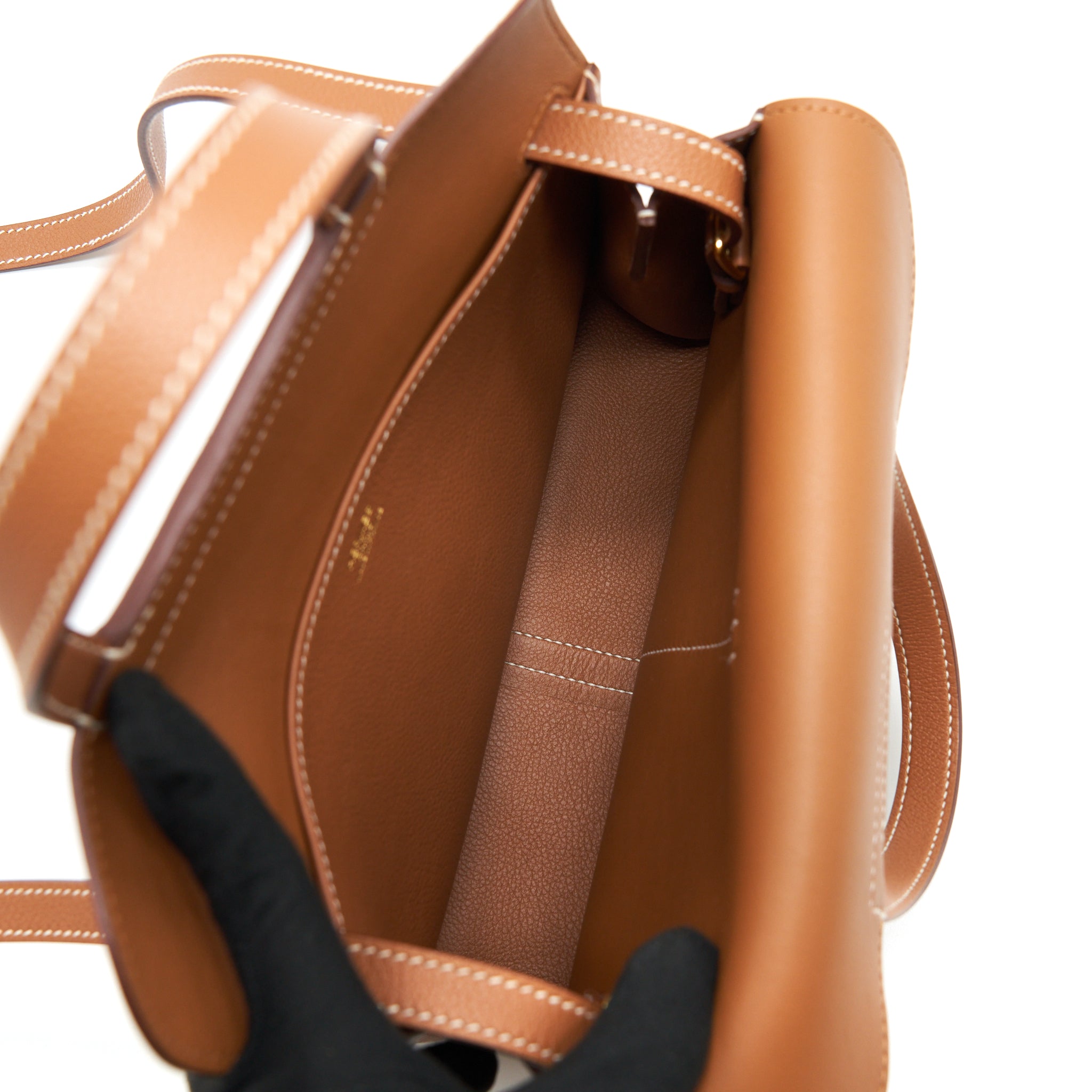 HERMES HALZAN 25 EVERCOLOR GOLD GHW