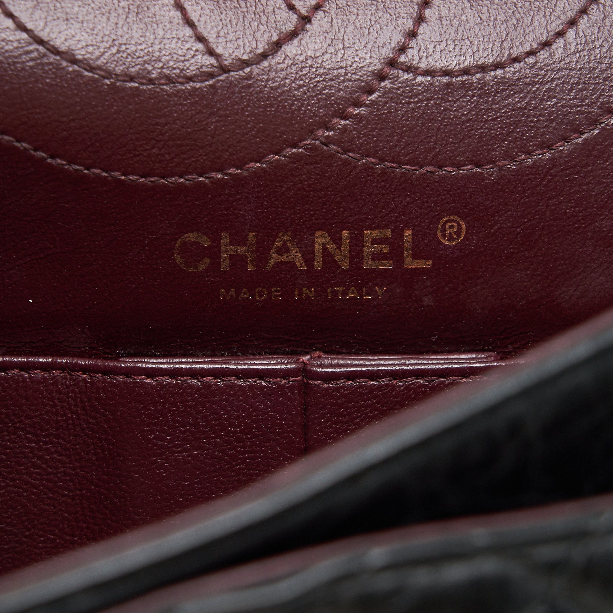 CHANEL SMALL REISSUE 2.55 HANDBAG BLACK GHW