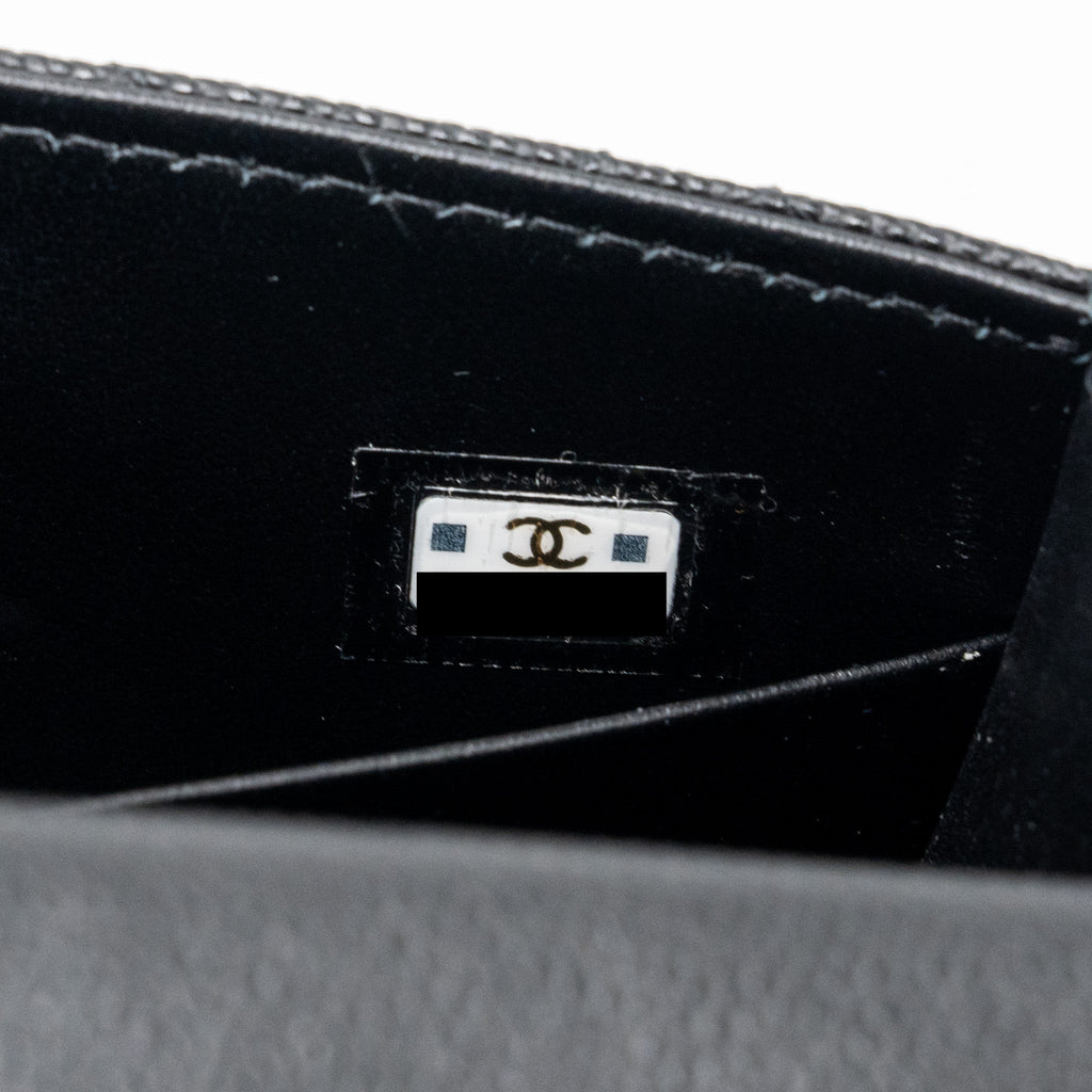 CHANEL TOP HANDLE MINI FLAP BAG WITH CHAIN CAVIAR BLACK LGHW (MICROCHIP)