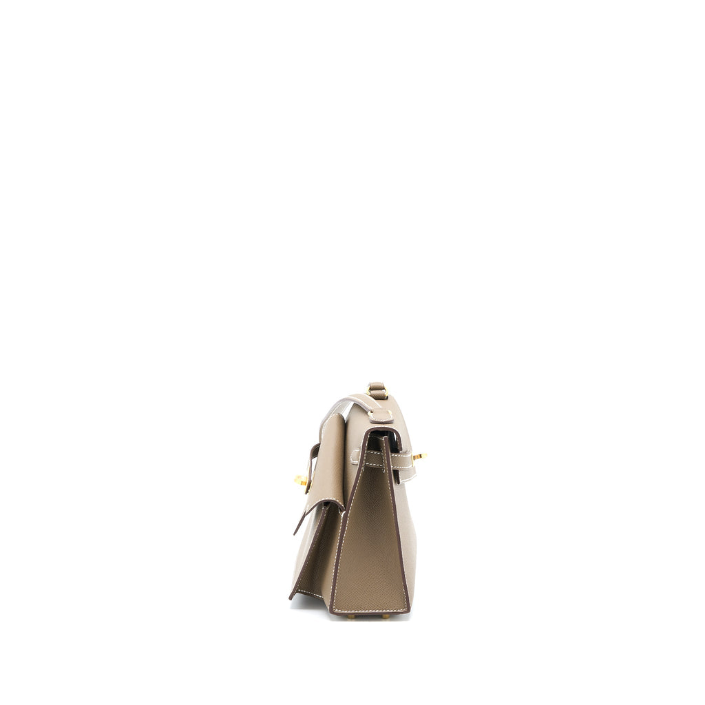 HERMES KELLY SELLIER EN DESORDRE 20 EPSOM ETOUPE GHW
