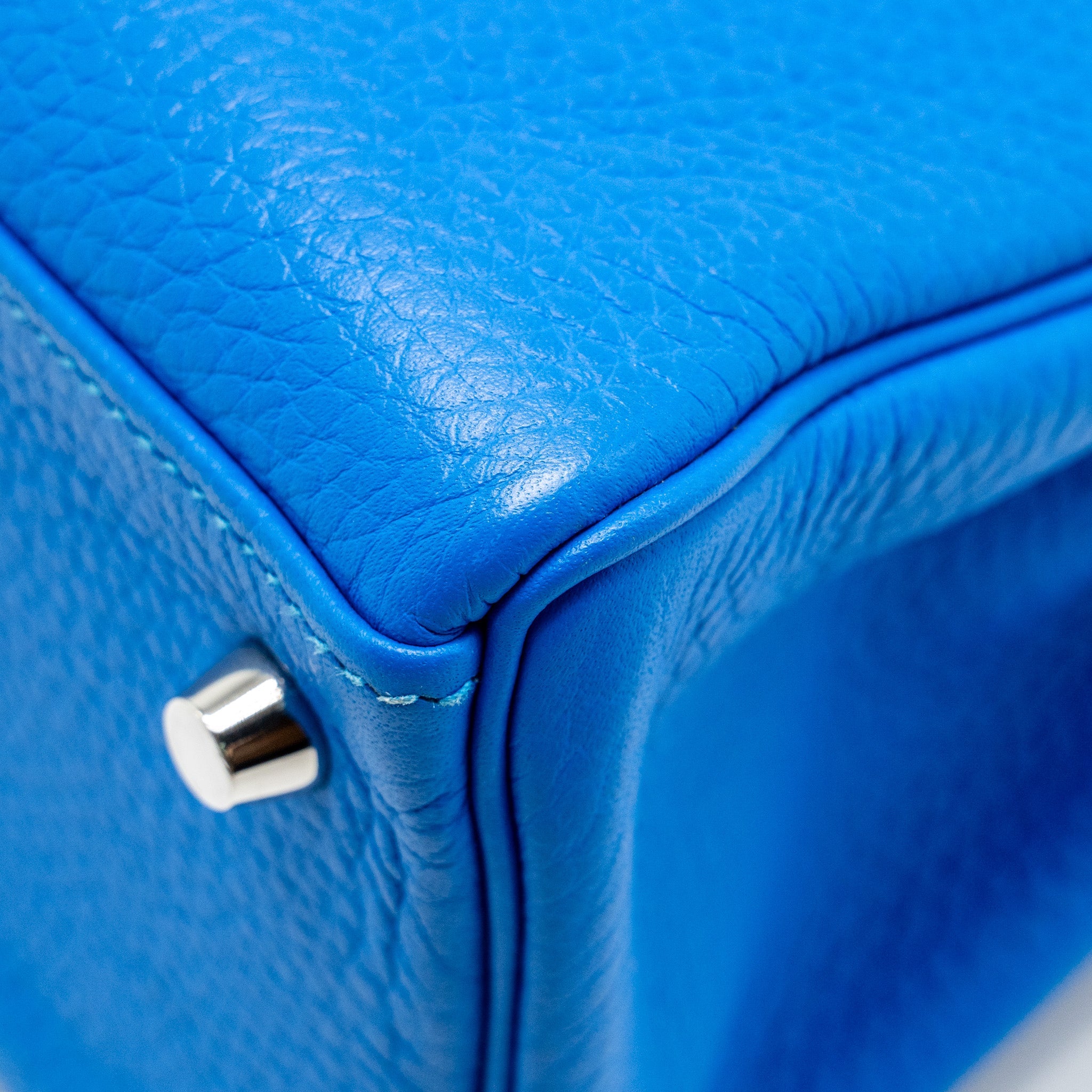 HERMES KELLY 28 CLEMENCE BLUE HYDRA SHW