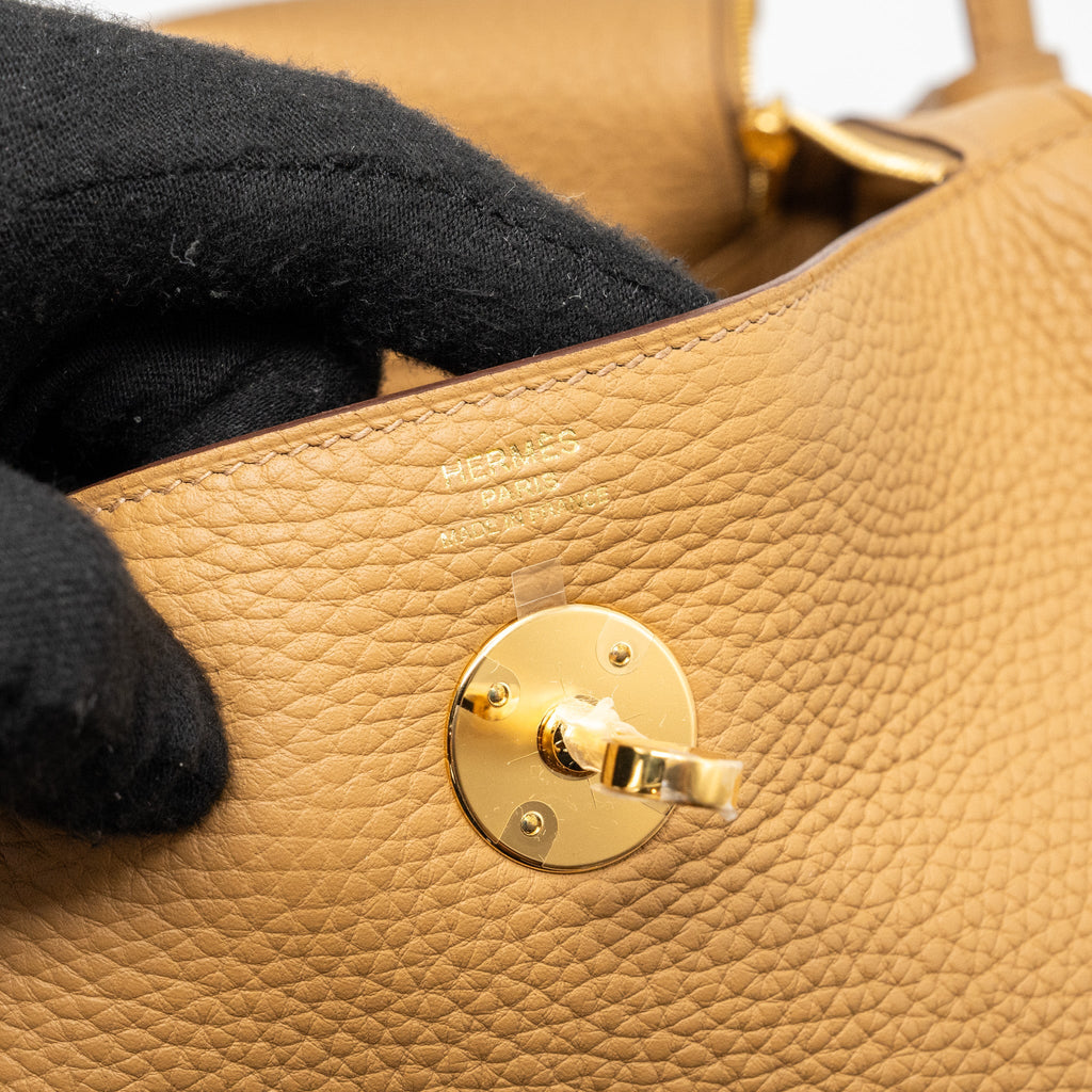 HERMES LINDY 26 CLEMENCE BISCUIT GHW