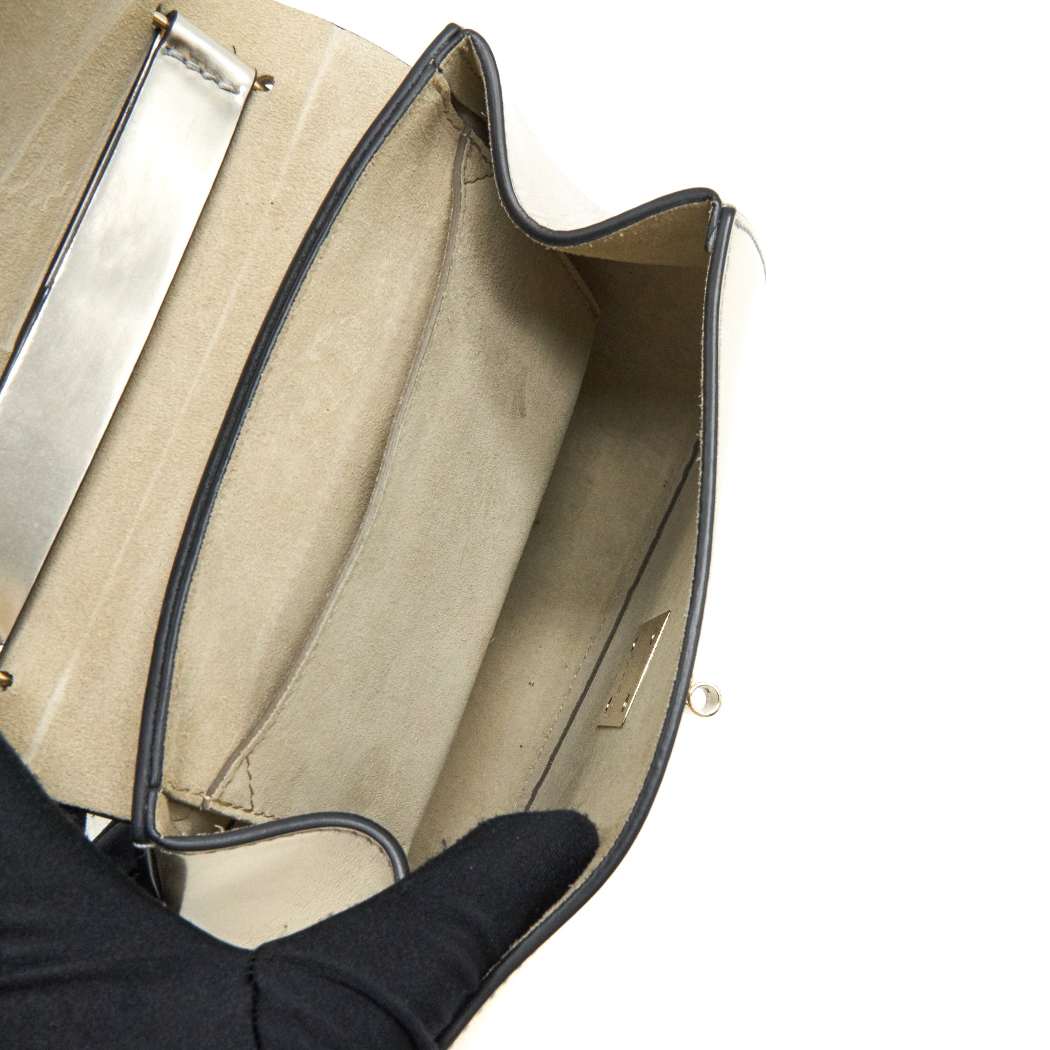 CHLOE SMALL DREW BAG METALLIC GOLD GHW