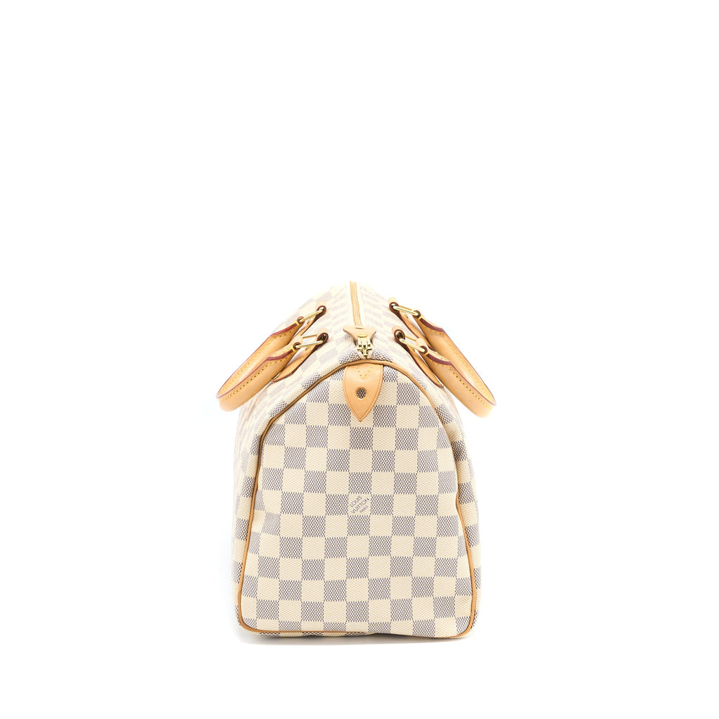 LOUIS VUITTON SPEEDY 30 DAMIER AZUR CANVAS GHW