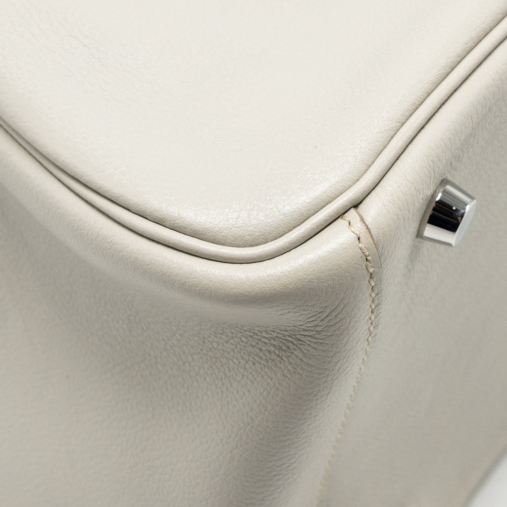 HERMES LINDY 30 EVERCOLOR GRIS PEARL SHW