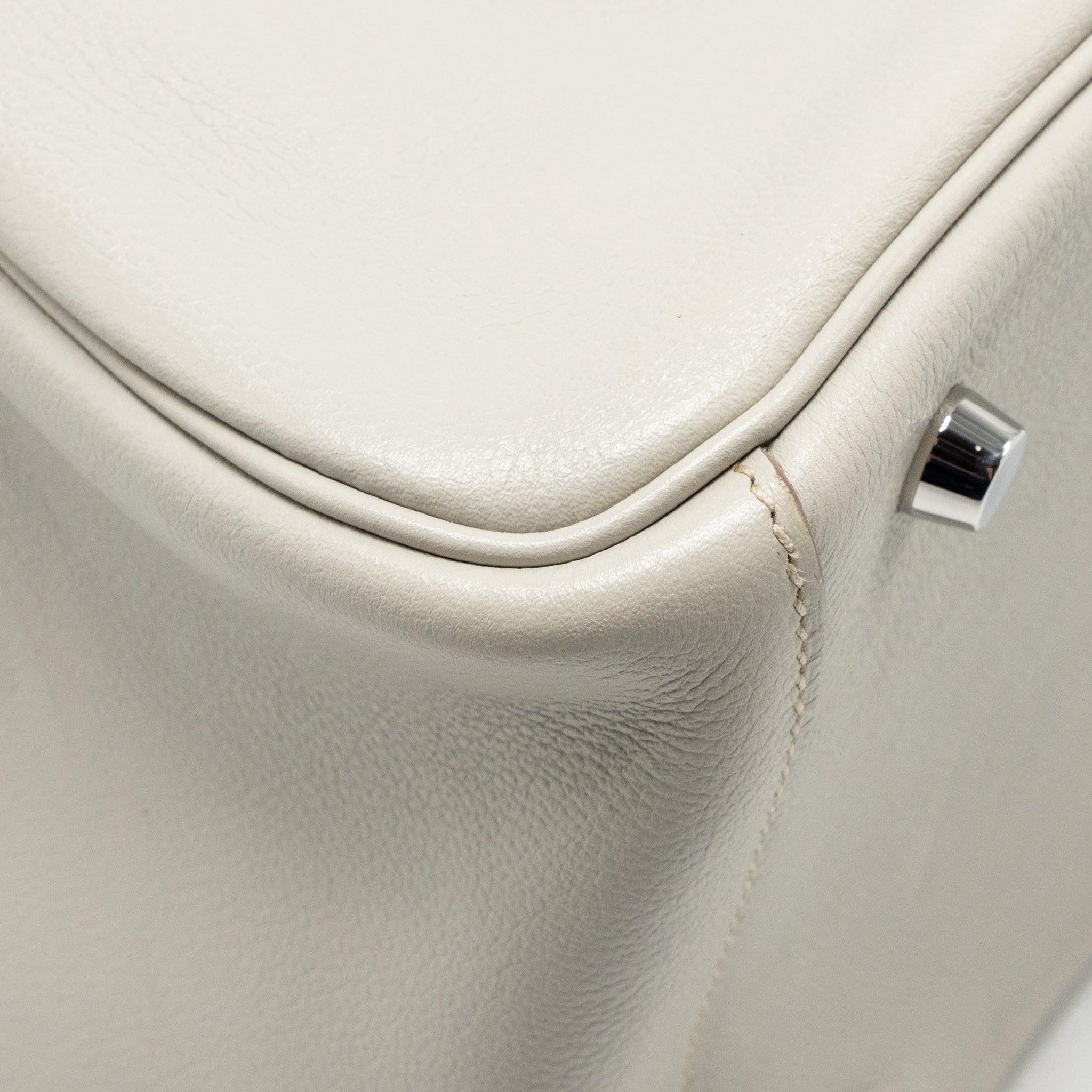 HERMES LINDY 30 EVERCOLOR GRIS PEARL SHW