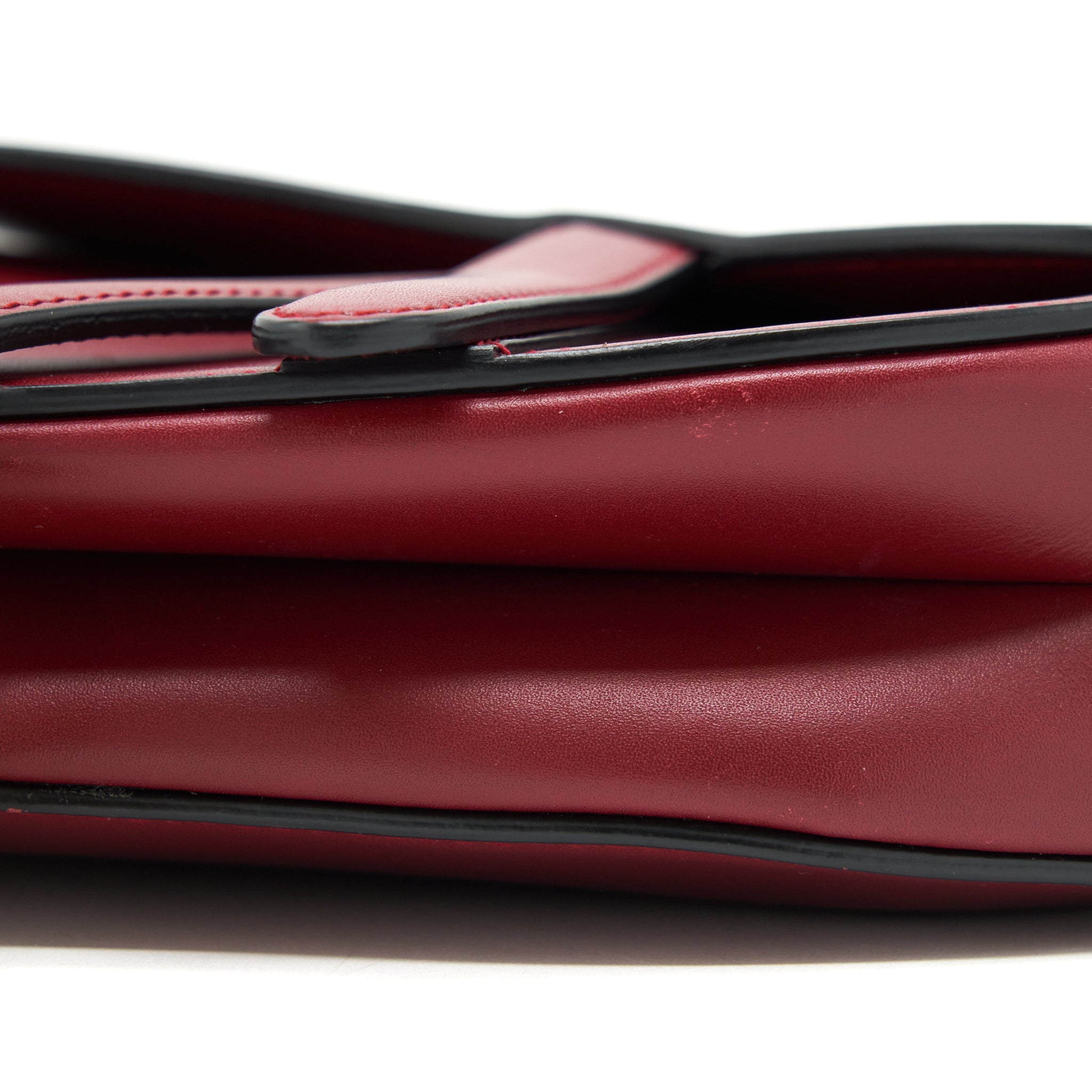 DIOR MINI DIOR SADDLE BAG RED GHW