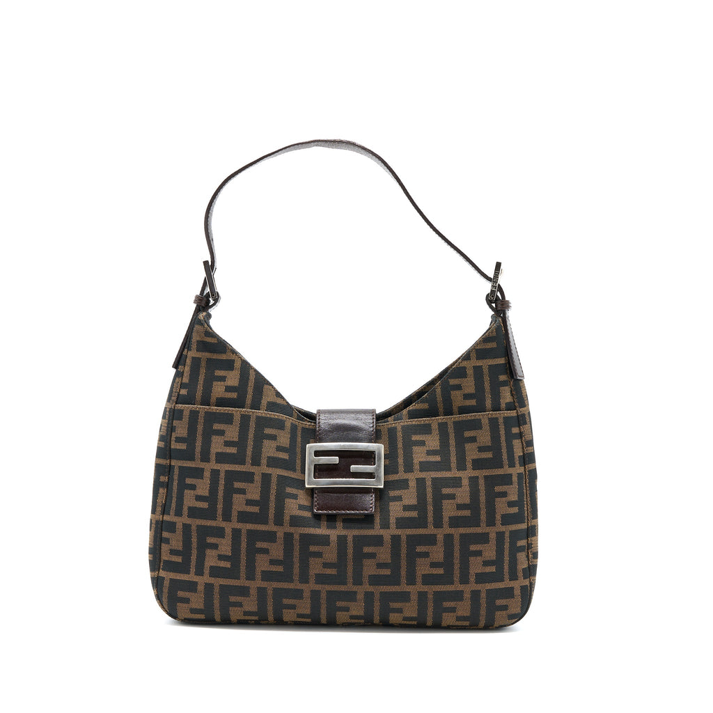 FENDI VINTAGE ZUCCA SHOULDER BAG CANVAS SHW