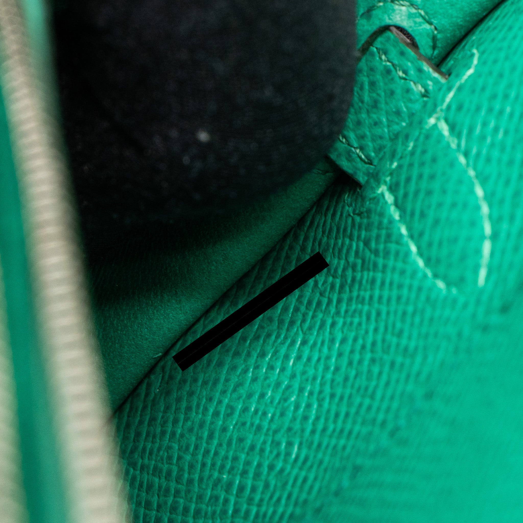 HERMES KELLY TO GO TOUCH EPSOM/ALLIGATOR VERT JADE SHW