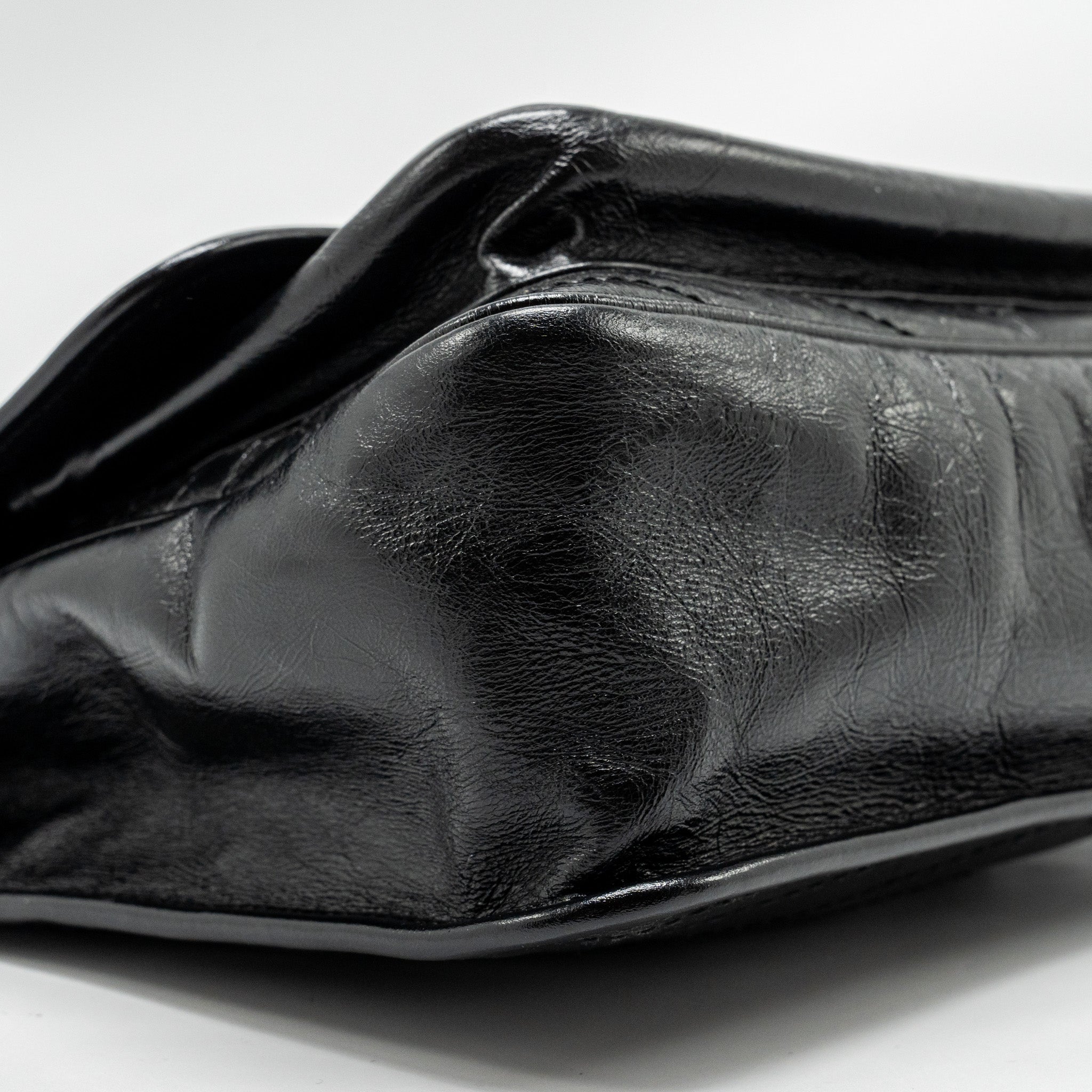 SAINT LAURENT MEDIUM NIKI CALFSKIN BLACK RUTHENIUM HARDWARE