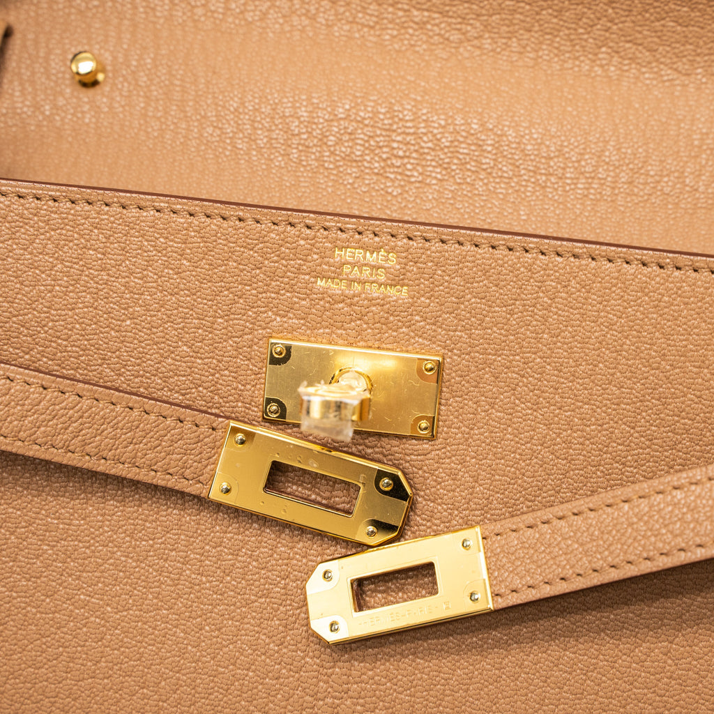 HERMES KELLY TO GO CHEVRE MYSORE QUEBRACHO GHW
