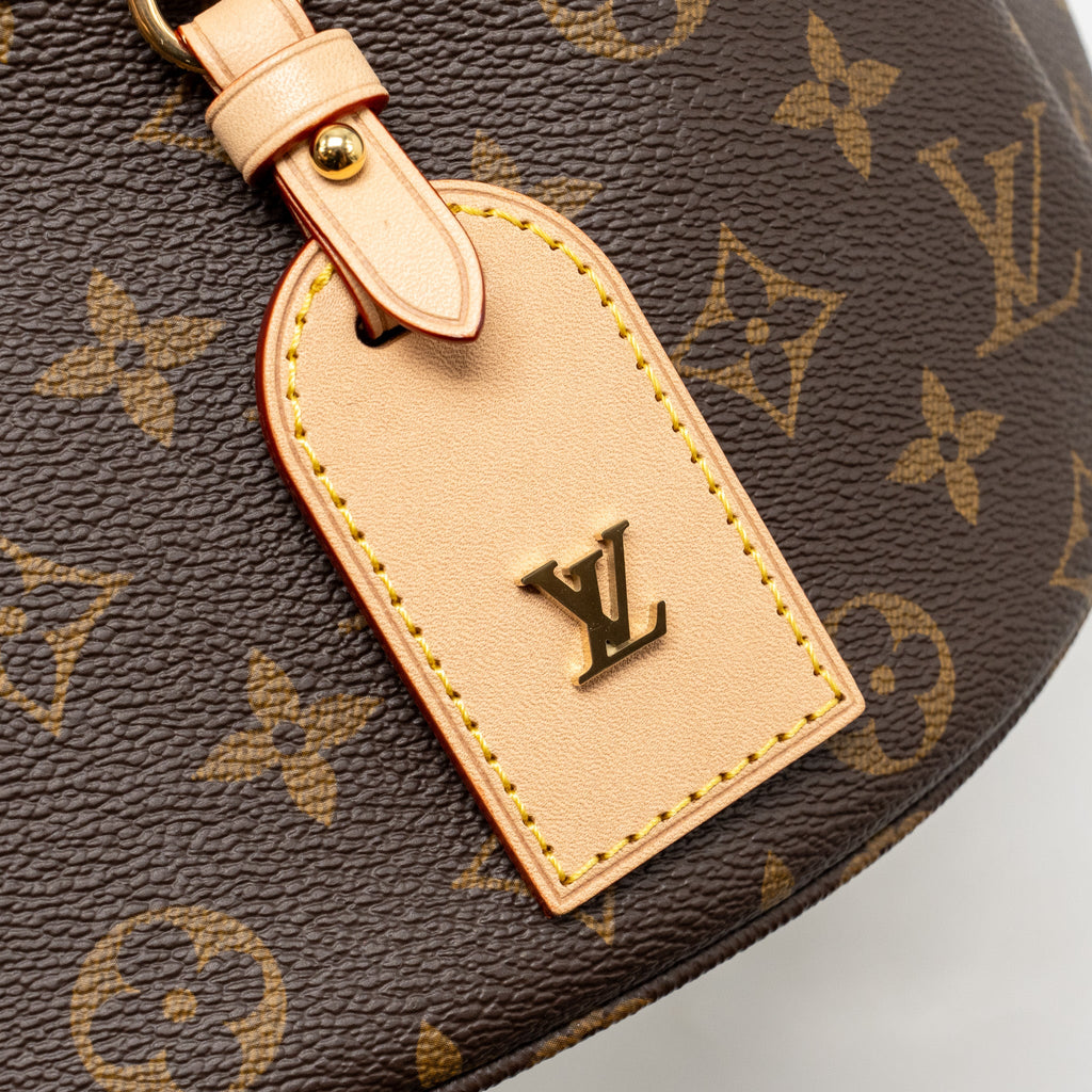 LOUIS VUITTON HIGH RISE BUMBAG MONOGRAM CANVAS GHW