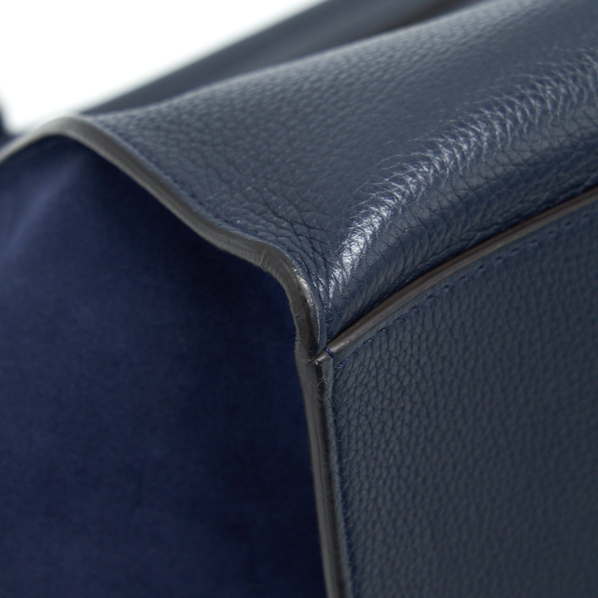 CELINE TRAPEZE BAG NAVY WITH SHW