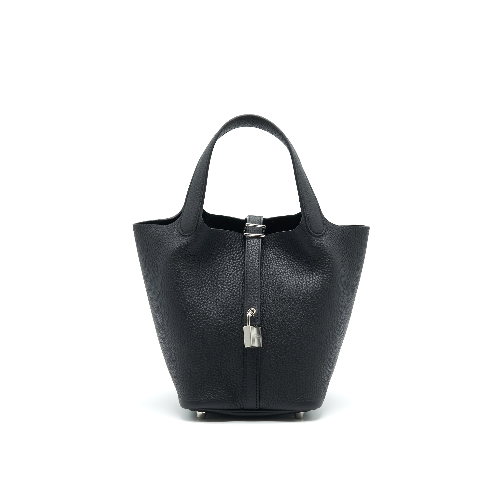 HERMES PICOTIN LOCK BAG 18 BLACK SHW