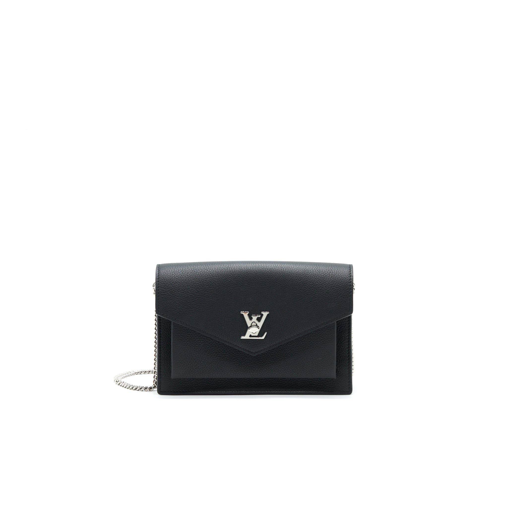 LOUIS VUITTON MYLOCKME CHAIN POCHETTE IN BLACK